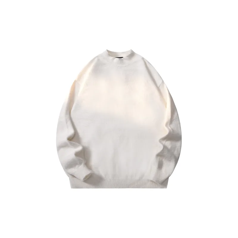 ZMOH Plain Net Series Sweaters Unisex-4