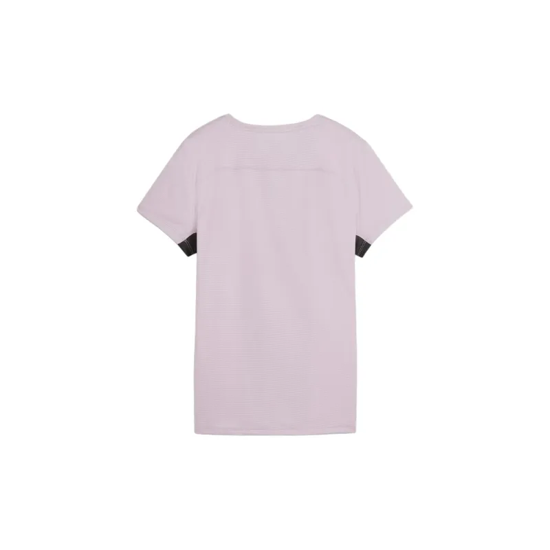 PUMA RUN FAVORITE Women's Tee T-Shirt Women's Pink Purple-1