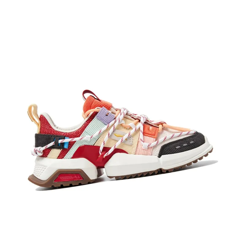 LINING Pan Gu Casual Shoes Unisex Low Top White/Red/Yellow/Black-1