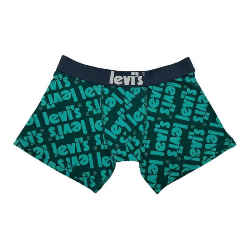 Levi’s Poster Logo Boxer Briefs Boxer Shorts Men's 1 Pack Green-0