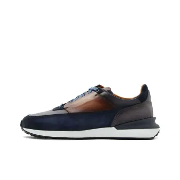 Magnanni Low-Top Casual Shoes Men's Blue Brown