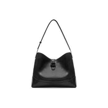 MUVA Microfiber Synthetic Leather Black And White Versatile Crossbody Bag Shoulder Bag Women's