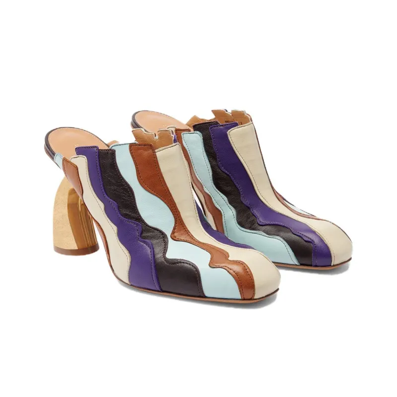 DRIES VAN NOTEN Wrap-toe Slippers Women's Multicolor-2