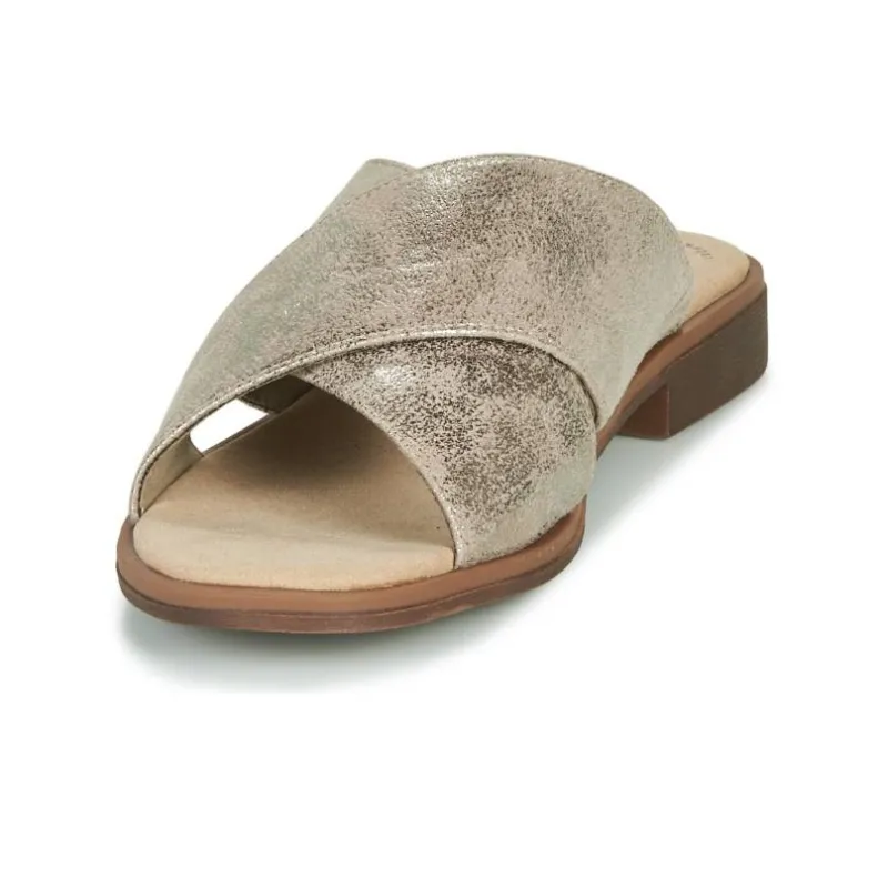 Clarks Slide Slippers Women's Dark Green-2