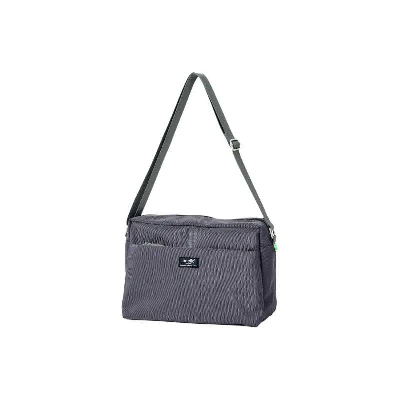 Anello Polyester Messenger Bag, Shoulder Bag, Crossbody Bag Women's Gray-0