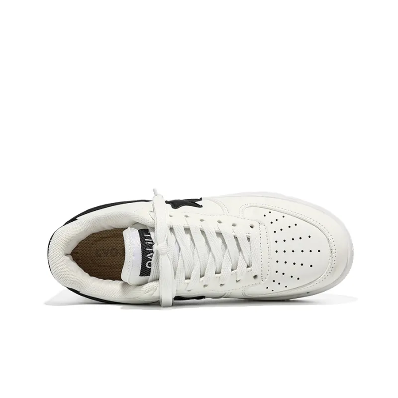 CVOJOO Gift Box Set Stars Collection Low Top Skateboard Shoes Unisex White Black-2