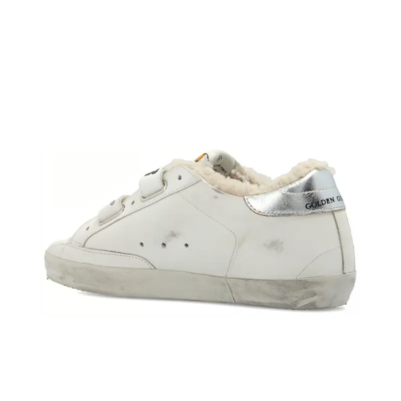 Golden Goose Old School Skateboard Shoes Women's White-4