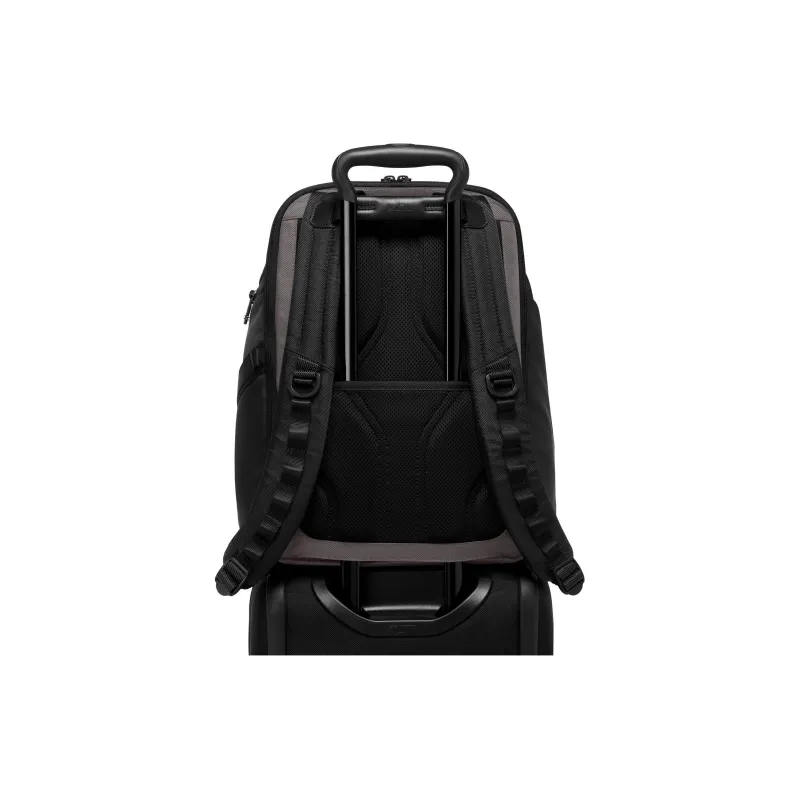 TUMI Alpha Bravo Nylon Backpack Men's Charcoal Black-5