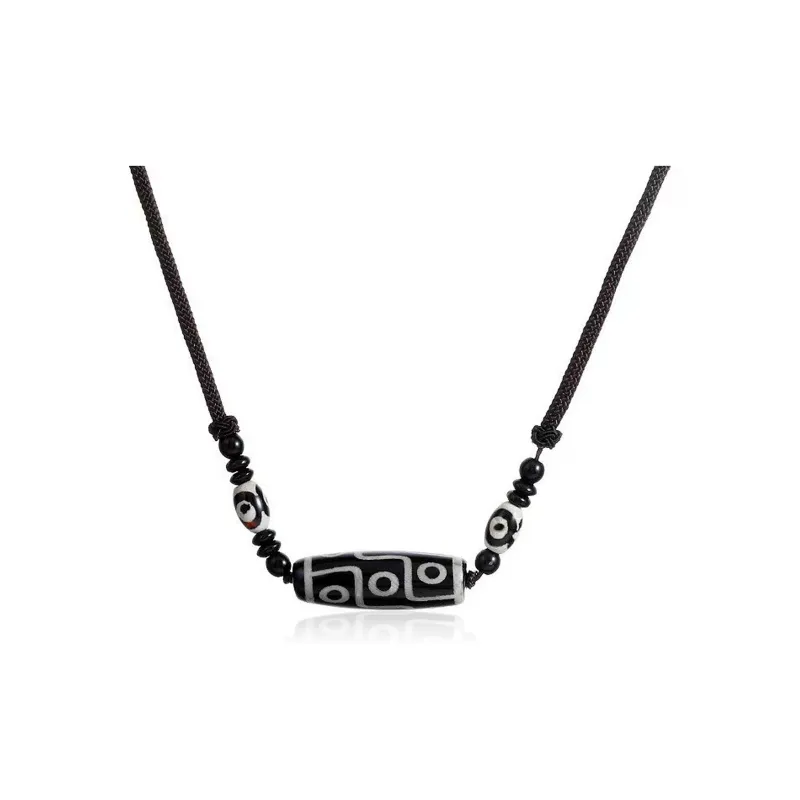 MIDNIGHT MOMENT Agate Jade Necklaces Unisex-0