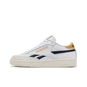 Reebok Club C Revenge White Navy Retro Gold