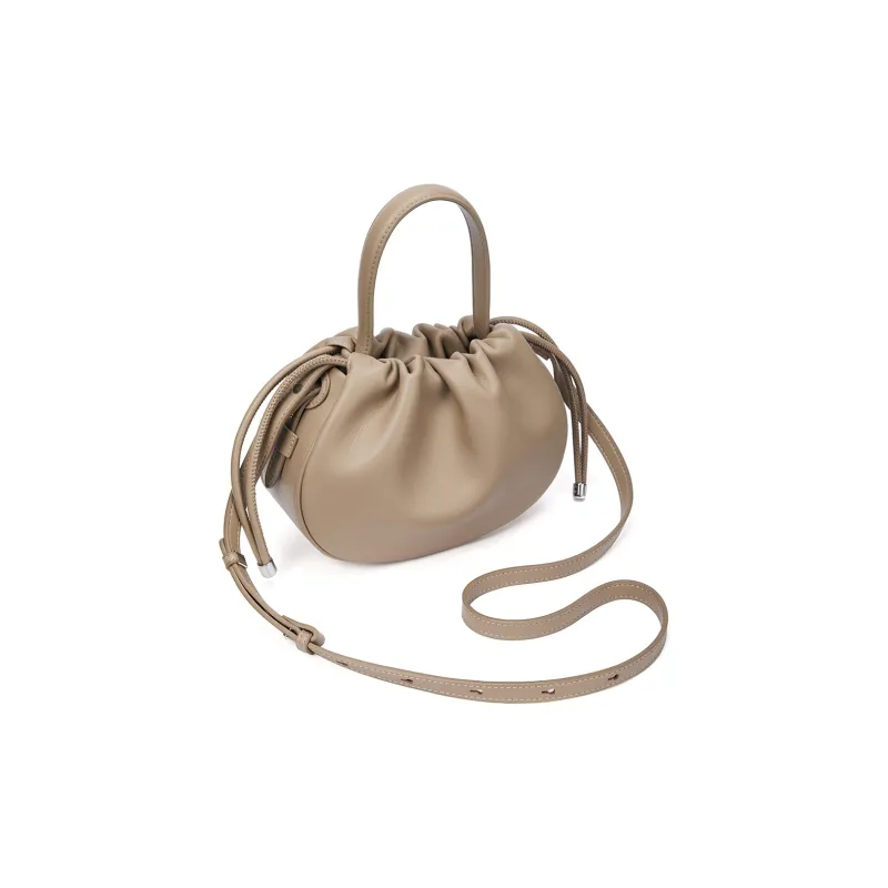 RED DRAGONFLY Cow Leather Pandora Bag, Shoulder Bag, Crossbody Bag, Handbag Regular Women's Milk Tea/Mocha-4