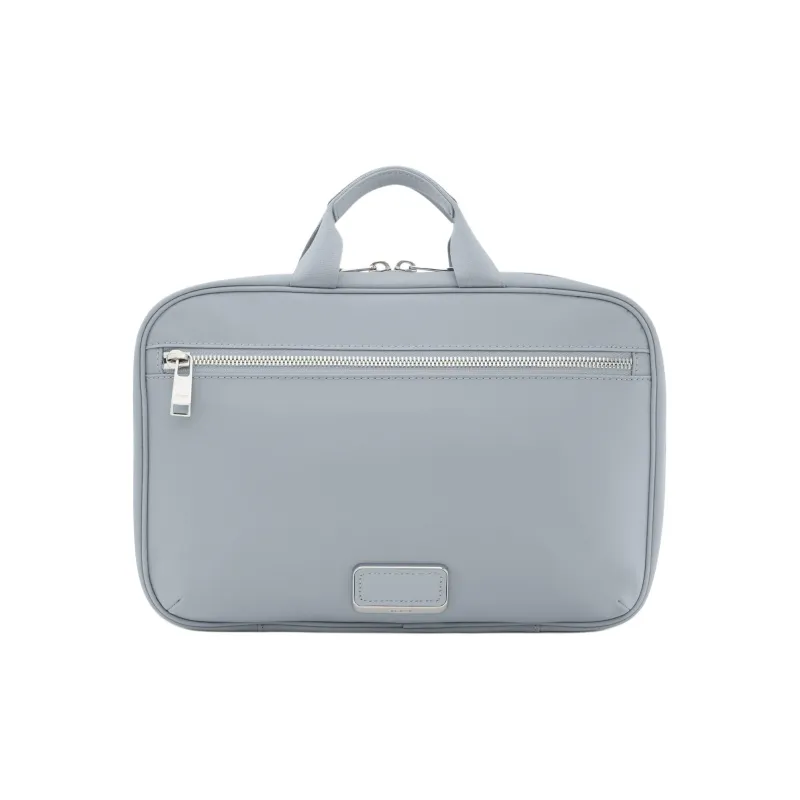 TUMI Voyageur Nylon Handbag Makeup Bag Women's Blue-0
