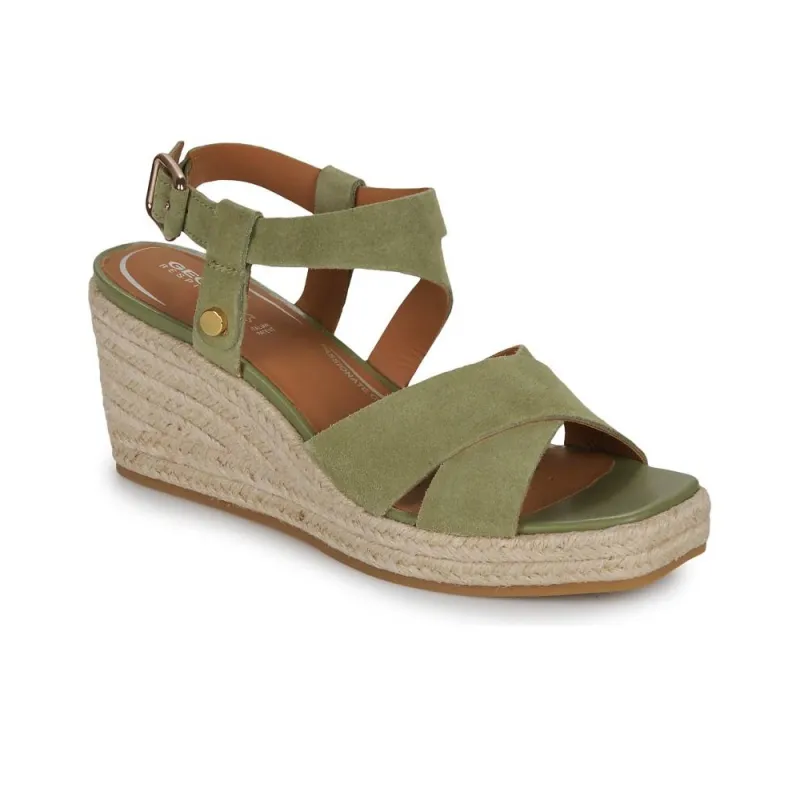 GEOX Strap Sandals Women's Green-2