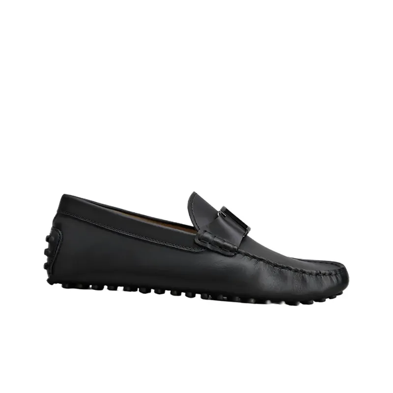 TOD'S Almond-toe Leather Loafers-1