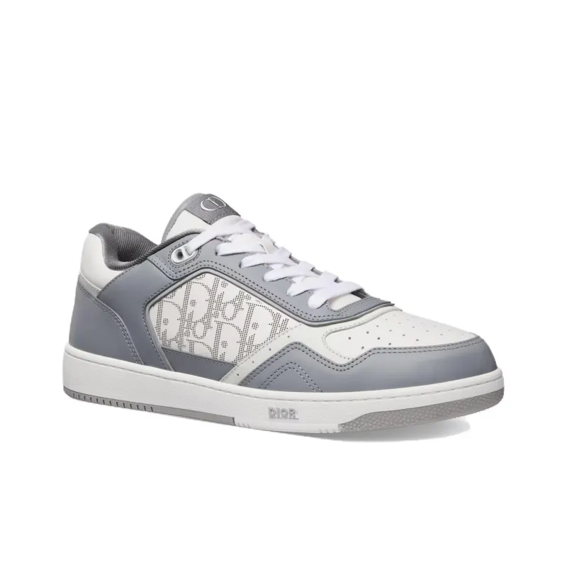 DIOR B27 Low Top Skateboard Shoes Men's Gray-2