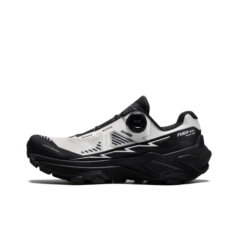 KAILAS FUGA EX3 BOA Running Shoes Women's Low Top Unbleached Original Color/Ink Black-1