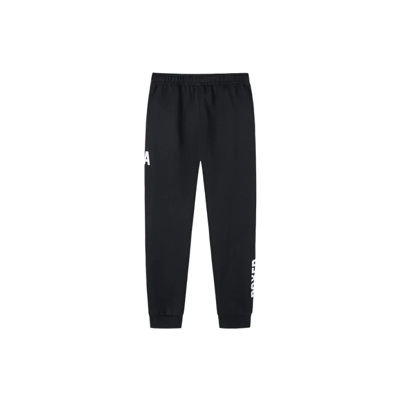 Anta Variety Training Collection Knitted Sports Pants Men's Basic Black/Pure White-1