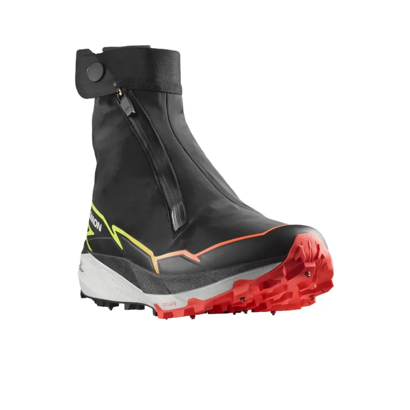SALOMON Winter Cross Spike 'Black Fiery Coral'-2