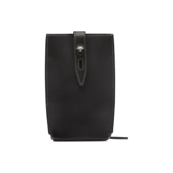 Furla Soft Cow Leather Shoulder Bag, Crossbody Bag Mini Women's Black