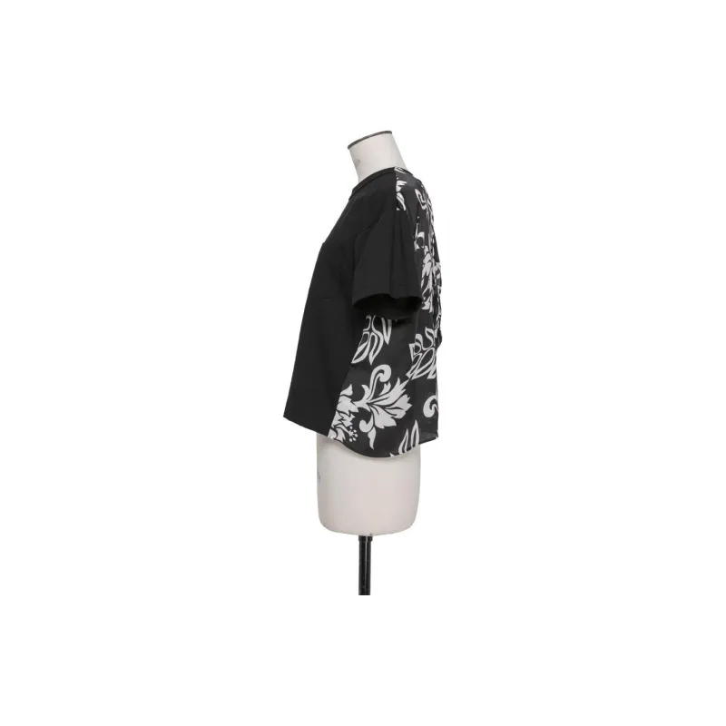 Sacai Floral print Panelled Blouse-2
