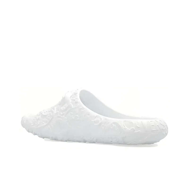 VERSACE Medusa Dimension Slide White Women's-3