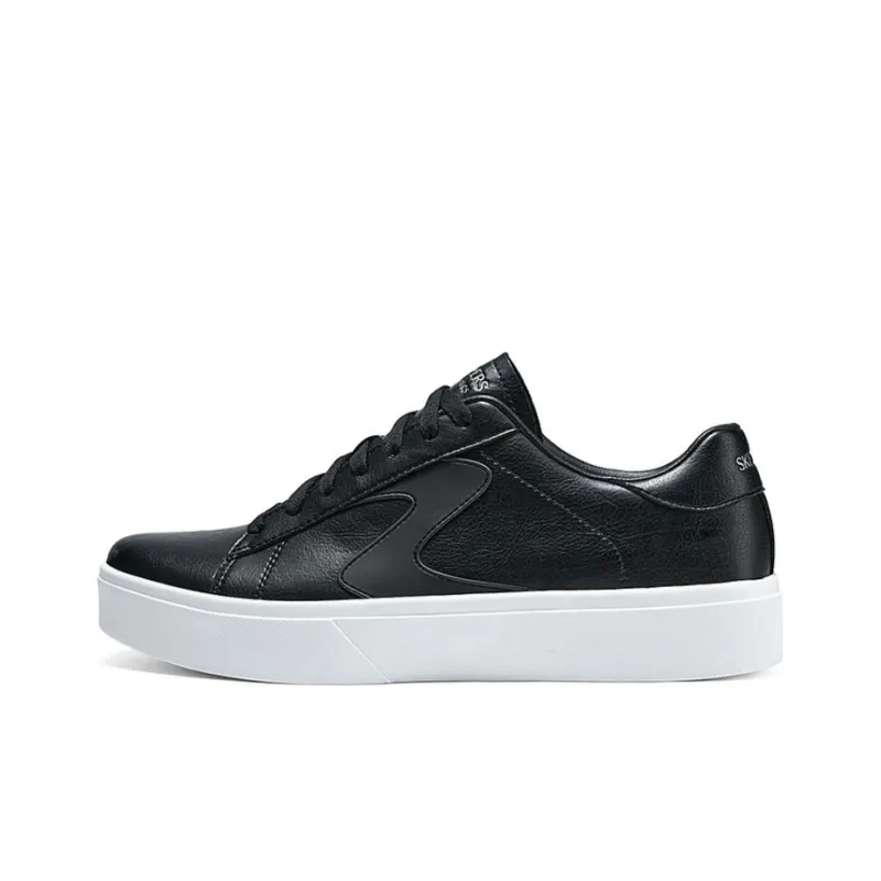 Skechers Shock Absorbers Low Top Skateboard Shoes Men's Black White-0