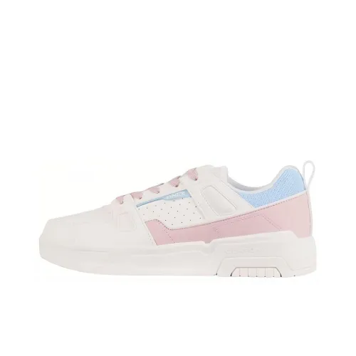 361° Wear resistant And Lightweight Low Top Skateboard Shoes Women's Pink White