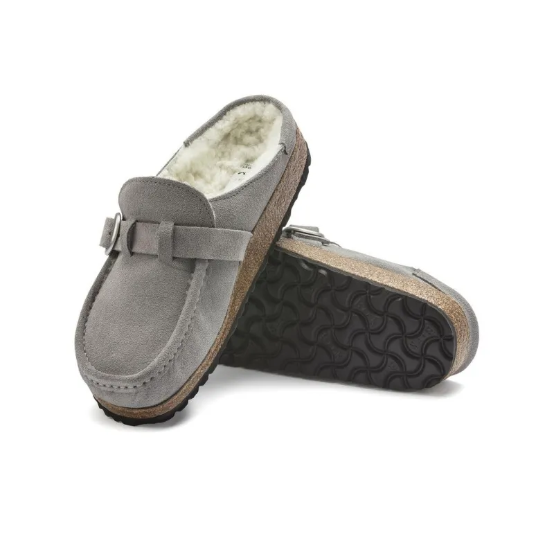 Birkenstock Wrap toe Slippers Women's Gray Regular-4