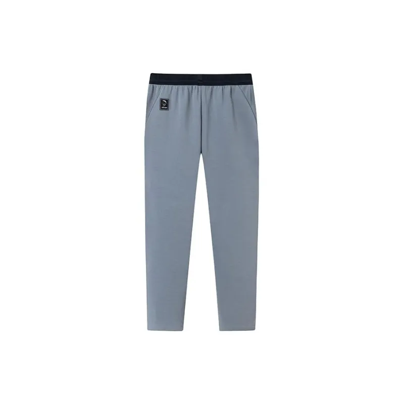 Anta Variety Training Collection Casual Pants Men's Plume Gray-1