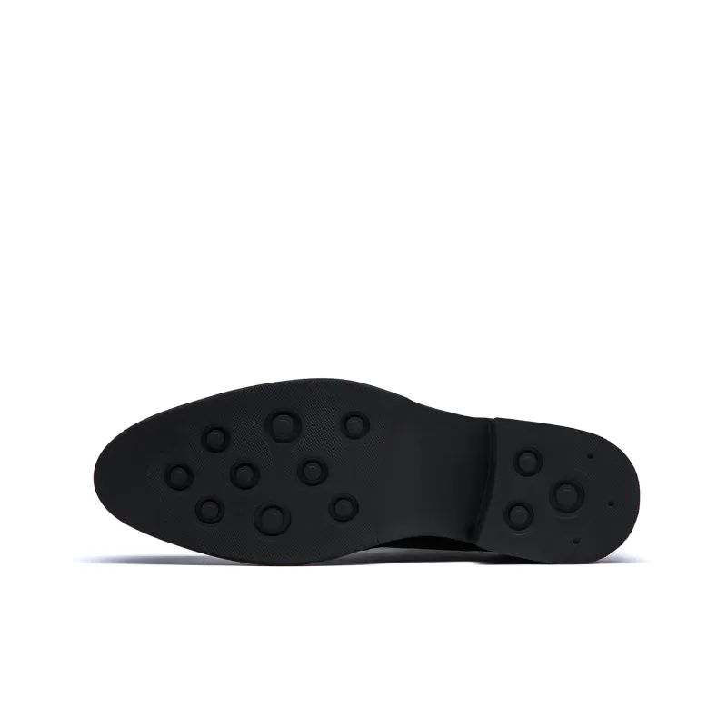 ORP Dress Shoes Men Low Top Black/Brown-4