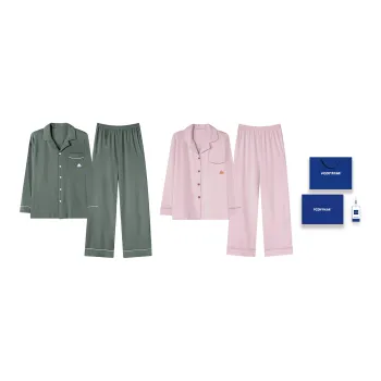 Floating light islands Unisex Pajama Sets