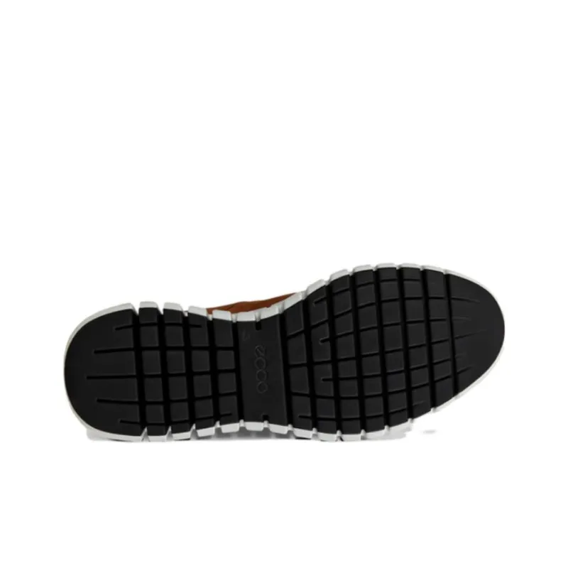 Ecco Slip-Resistant Low-Top Casual Shoes Men's Dark Brown-3