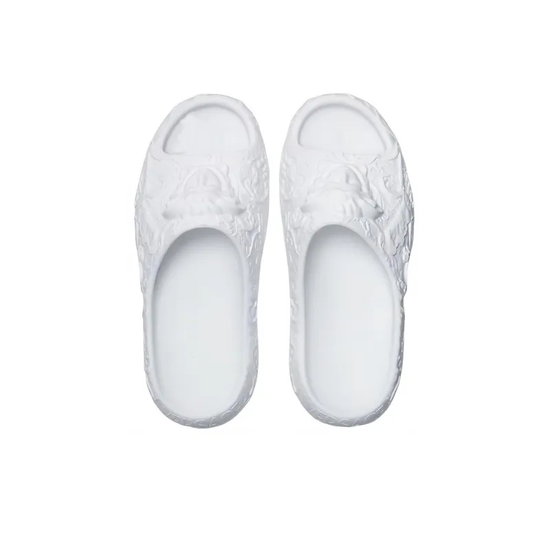 VERSACE Medusa Dimension Slide White Women's-4