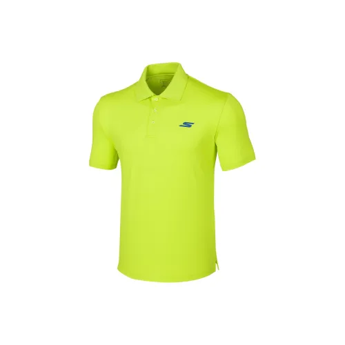 Skechers Polo Shirts Men Peony Parrot Green /00G6