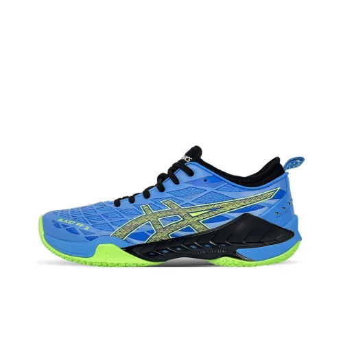 Asics Blast FF Badminton Shoes Men Low-Top Black/Blue