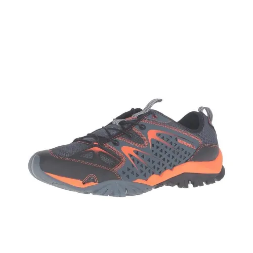 MERRELL CAPRA RAPID Durable Breathable Low-Top Outdoor Shoes Men's Blue Orange