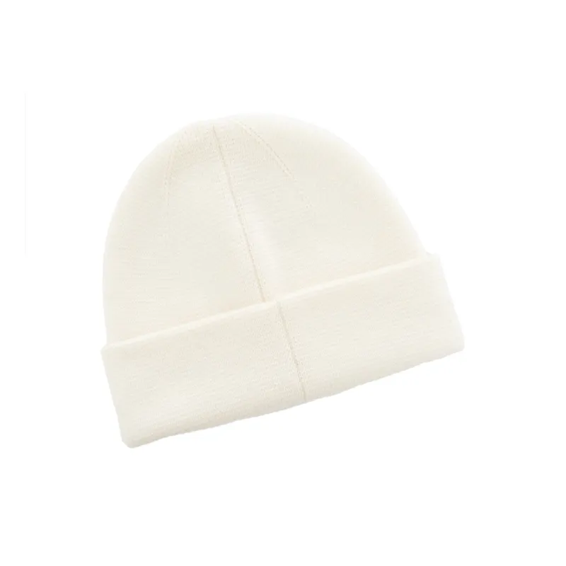 Chloe Wool Polyester Beanies Women's White-1