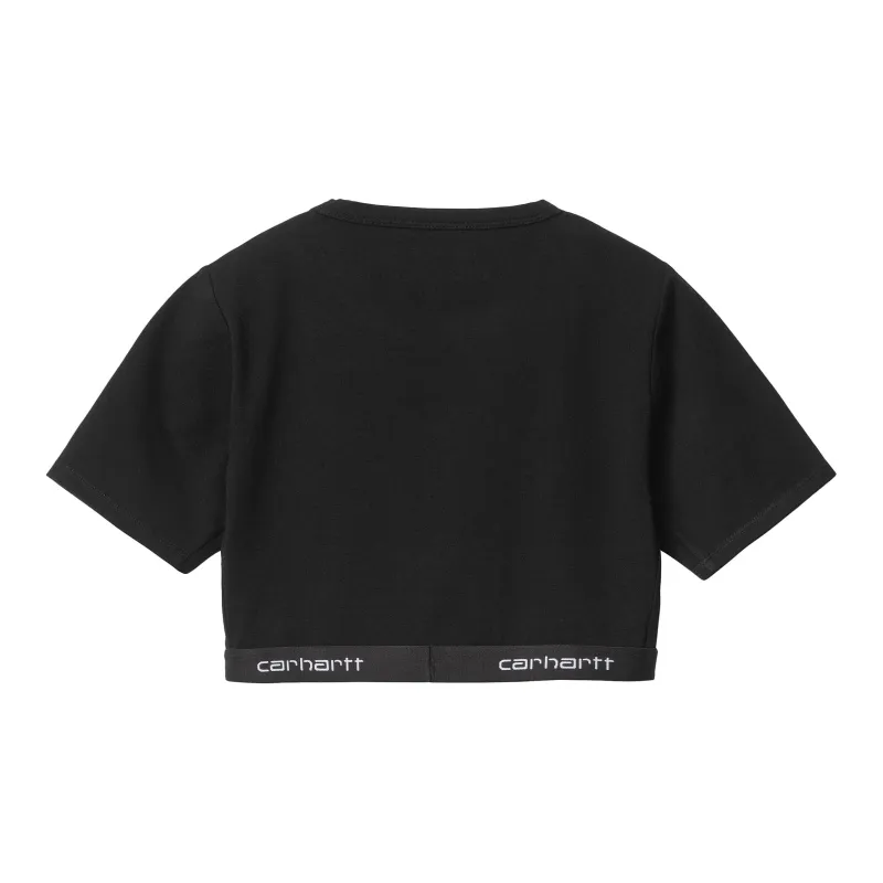 Carhartt WIP Script Logo underband Cropped T shirt-1