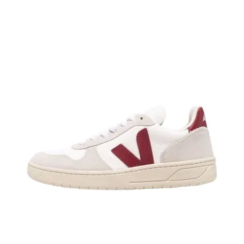 VEJA V 10 B Mesh 'White Natural Marsala'
