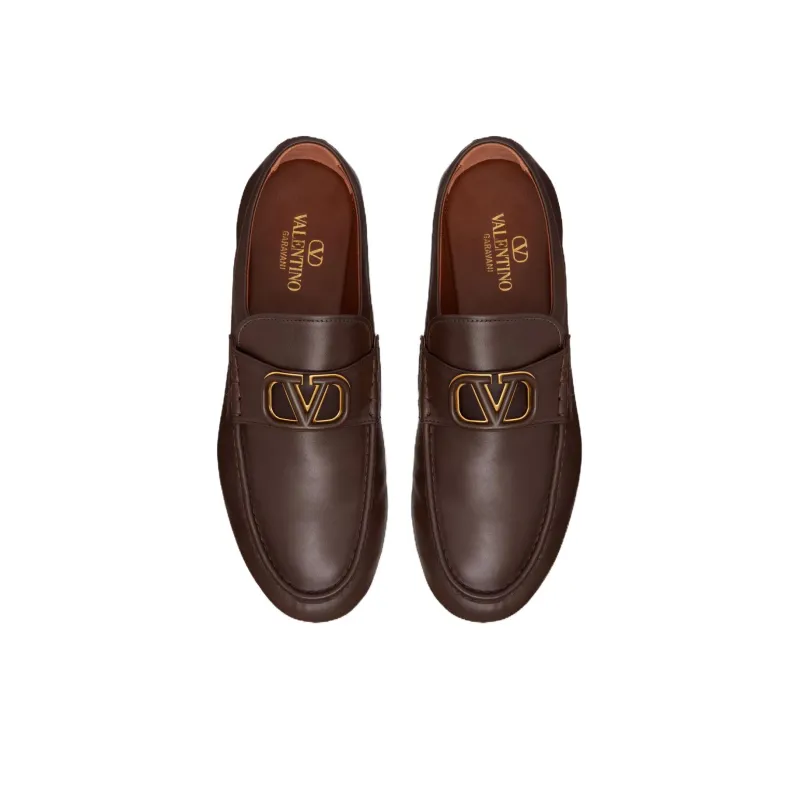 Valentino VLogo Signature Slip On Loafers-5