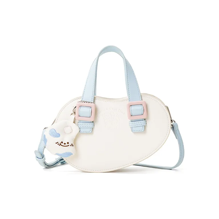 Sound For Life Synthetic Leather Shoulder Bag Crossbody Bag Handbag Small Size Women's Yellow/White-7