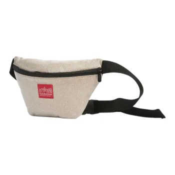 Manhattan Portage Cotton And Polyester Blend Sling Bag, Crossbody Bag, Shoulder Bag, Fanny Pack Unisex Beige