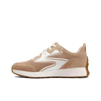 Skechers Anti Slip Wear Resistant Low Top Running Shoes Women's Tan