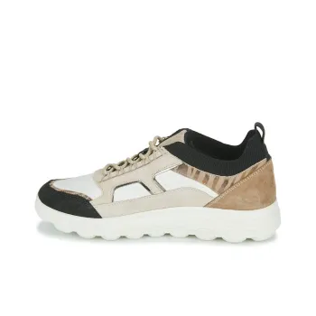 GEOX Low Top Casual Shoes Women's Gray Brown