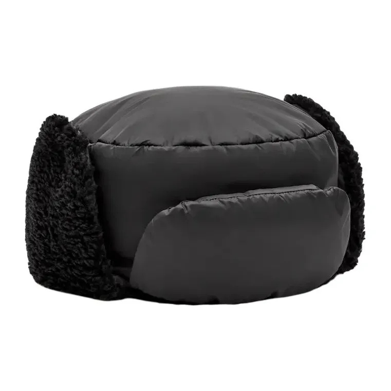 UGG Recycled Polyester Acrylic Modified Acrylic Polyester Silicone Trapper Hats Women's Black-1