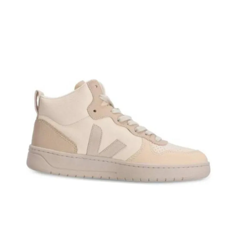 VEJA V 15 High Top Chromefree 'White Beige' Women's-1