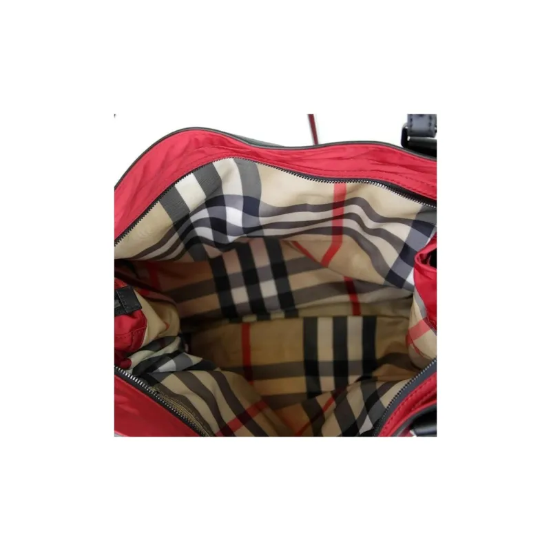 Burberry Buckleleigh Tote Bag Small Red-2
