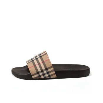 Burberry Vintage Check Slides Archive Beige