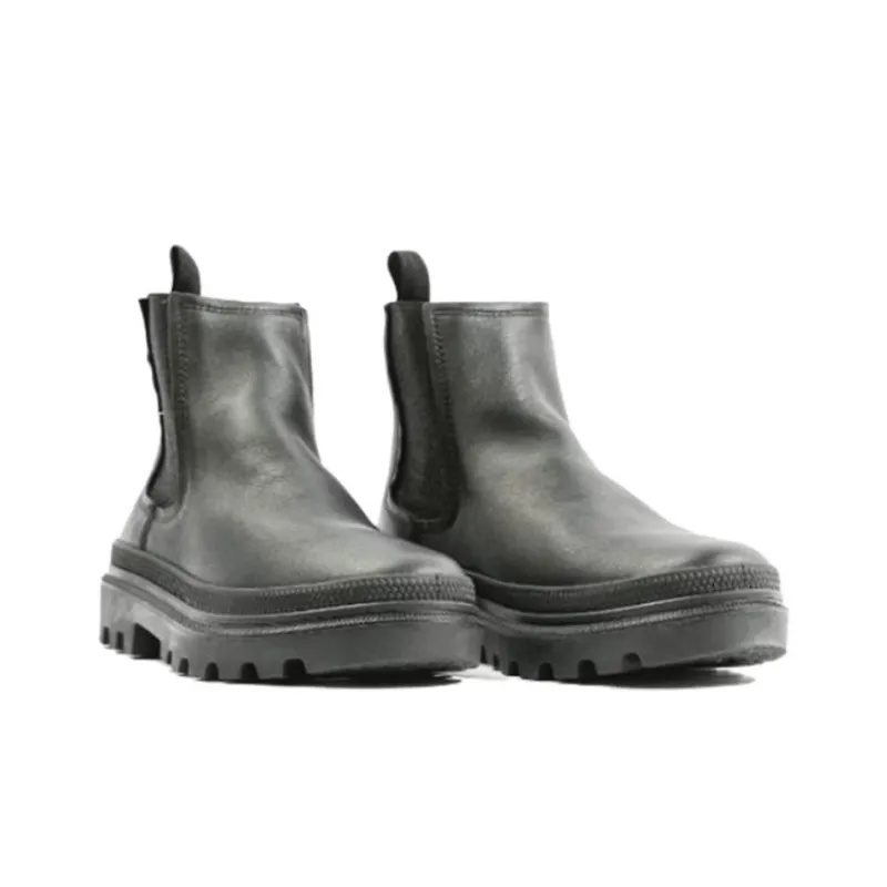 Palladium Short Chelsea Boots Women's Black-2