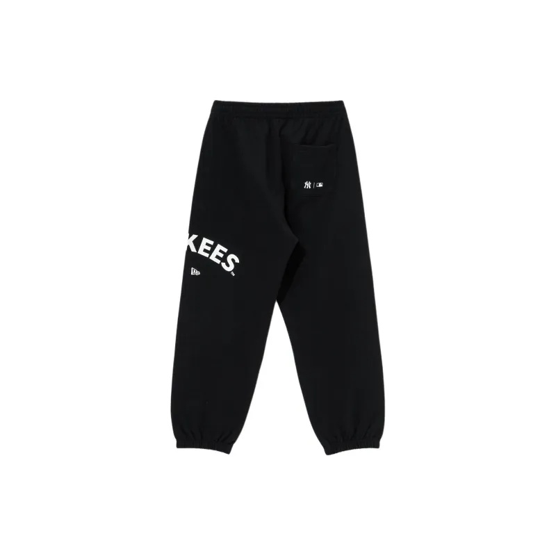 New Era Casual Pants Unisex Black-1